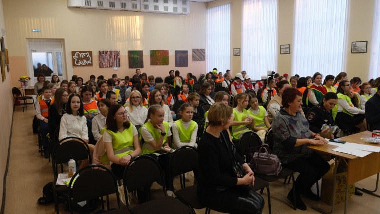 Конкурса отрядов ЮИД школ Первомайского района города Ижевска.